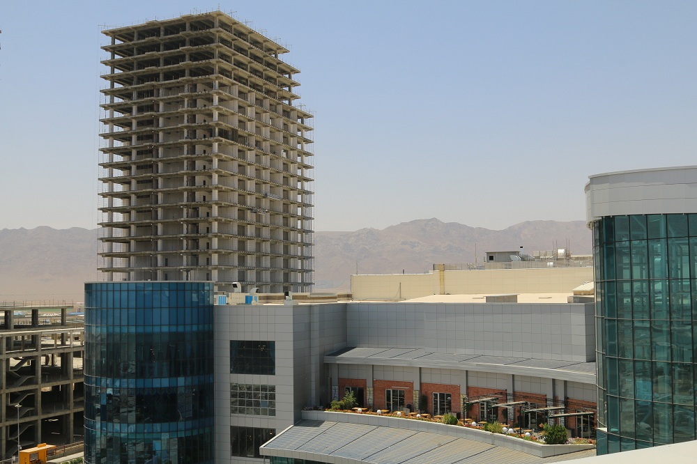 tower ( نمایی از برج اداری )  iran shopping complex & largest shopping mall world