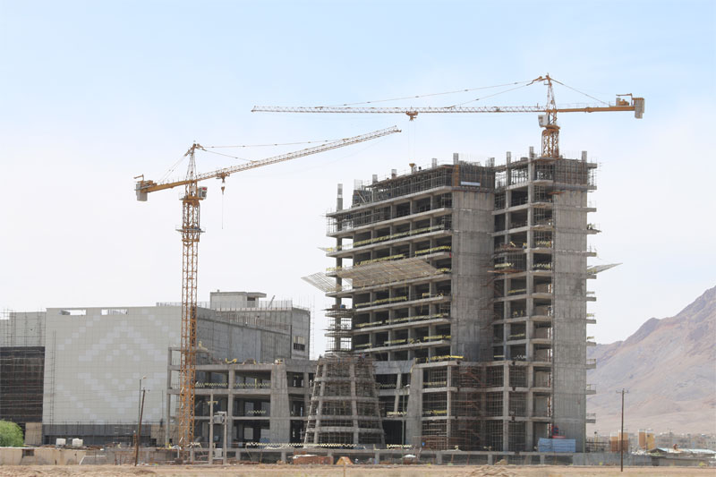 Hotel front view ( نمای جلوی هتل )  largest shopping mall world & iran complex