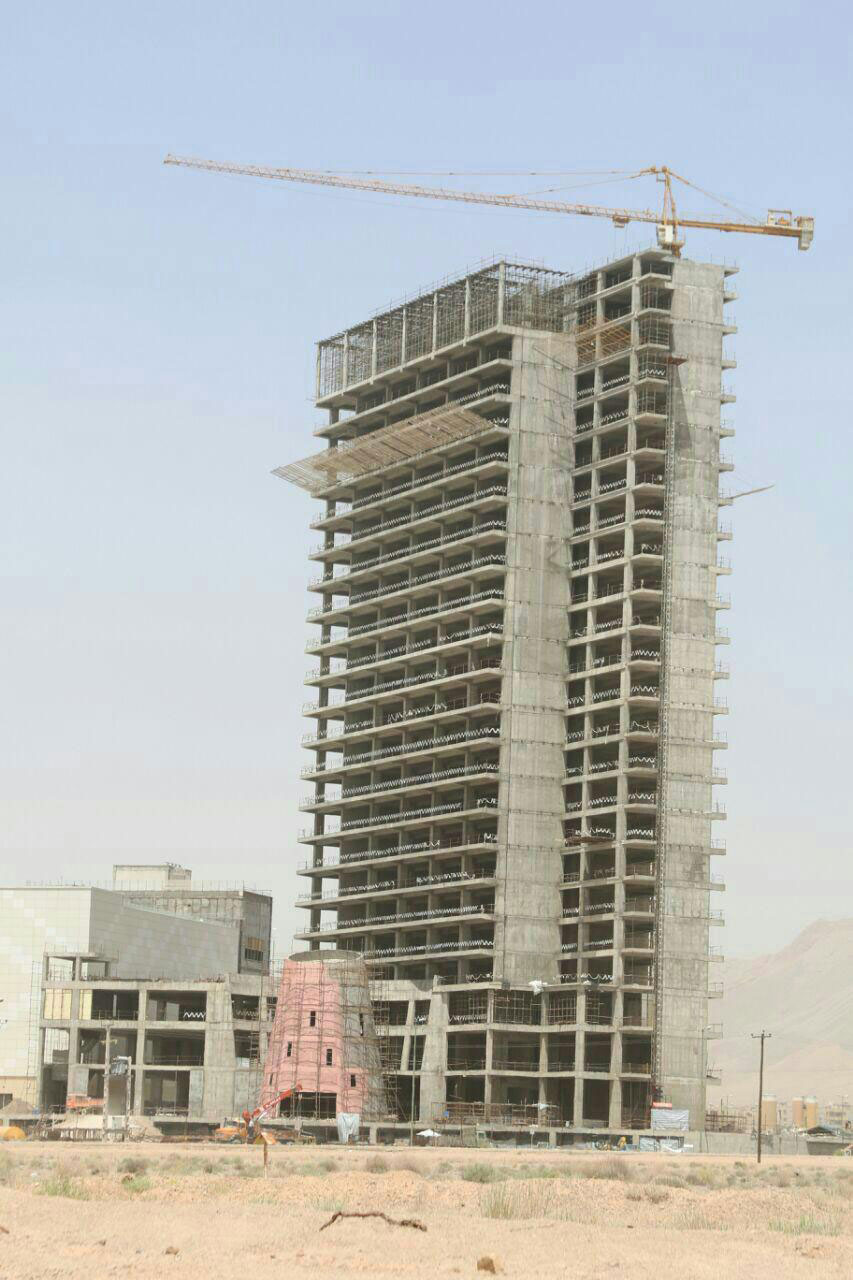 View of the office tower ( نمایی از برج اداری )  iran shopping complex & largest shopping mall in the world